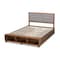 Baxton Studio Cosma Ash Walnut Wood 4-Drawer Full Size Platform Storage Bed 173-9434-10668 - alternate 10